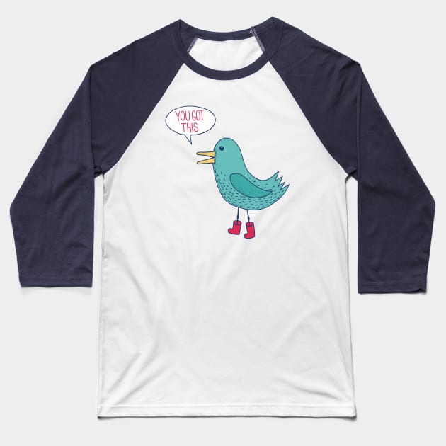 Emotional Support Duck Baseball T-Shirt by Matt Andrews